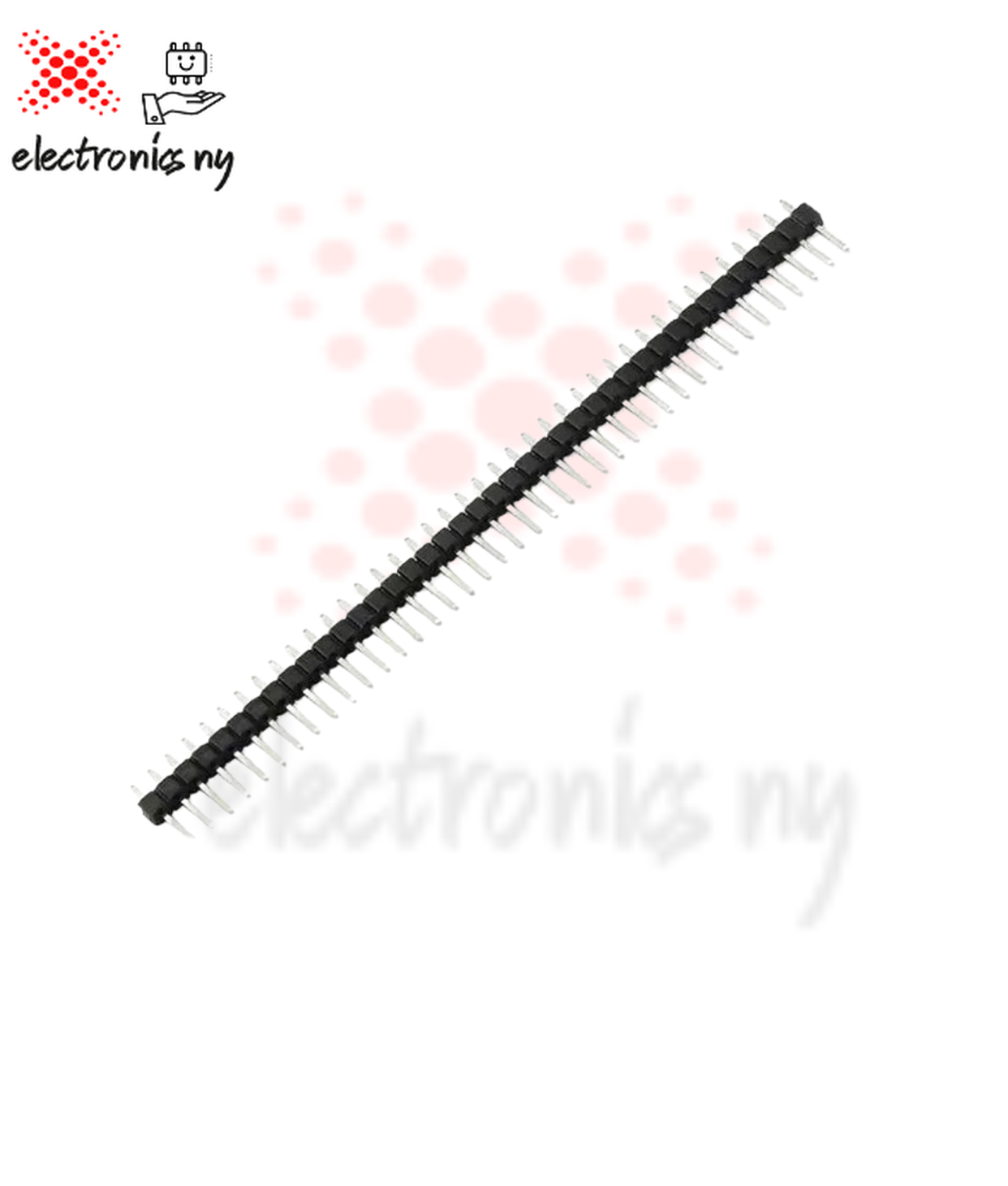 10Pcs Jst Connector Strip 40Pin 1X40 Single Row Male and Female 2.54 Breakable Pin Header Connector Strip for Arduino Black