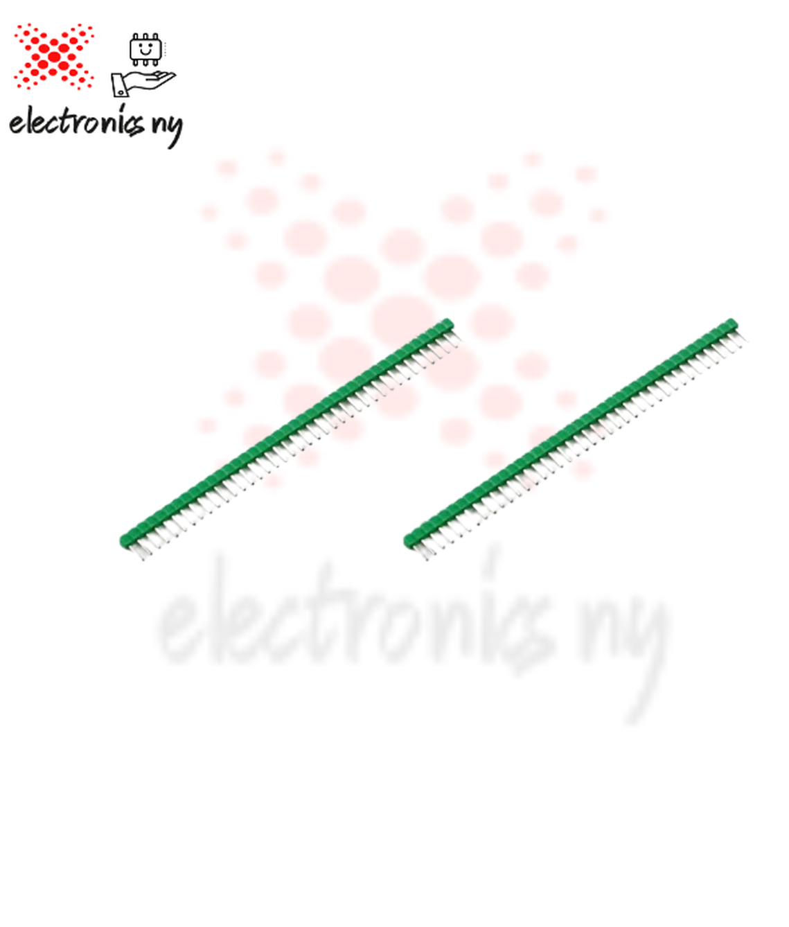 10Pcs Jst Connector Strip 40Pin 1X40 Single Row Male and Female 2.54 Breakable Pin Header Connector Strip for Arduino Black