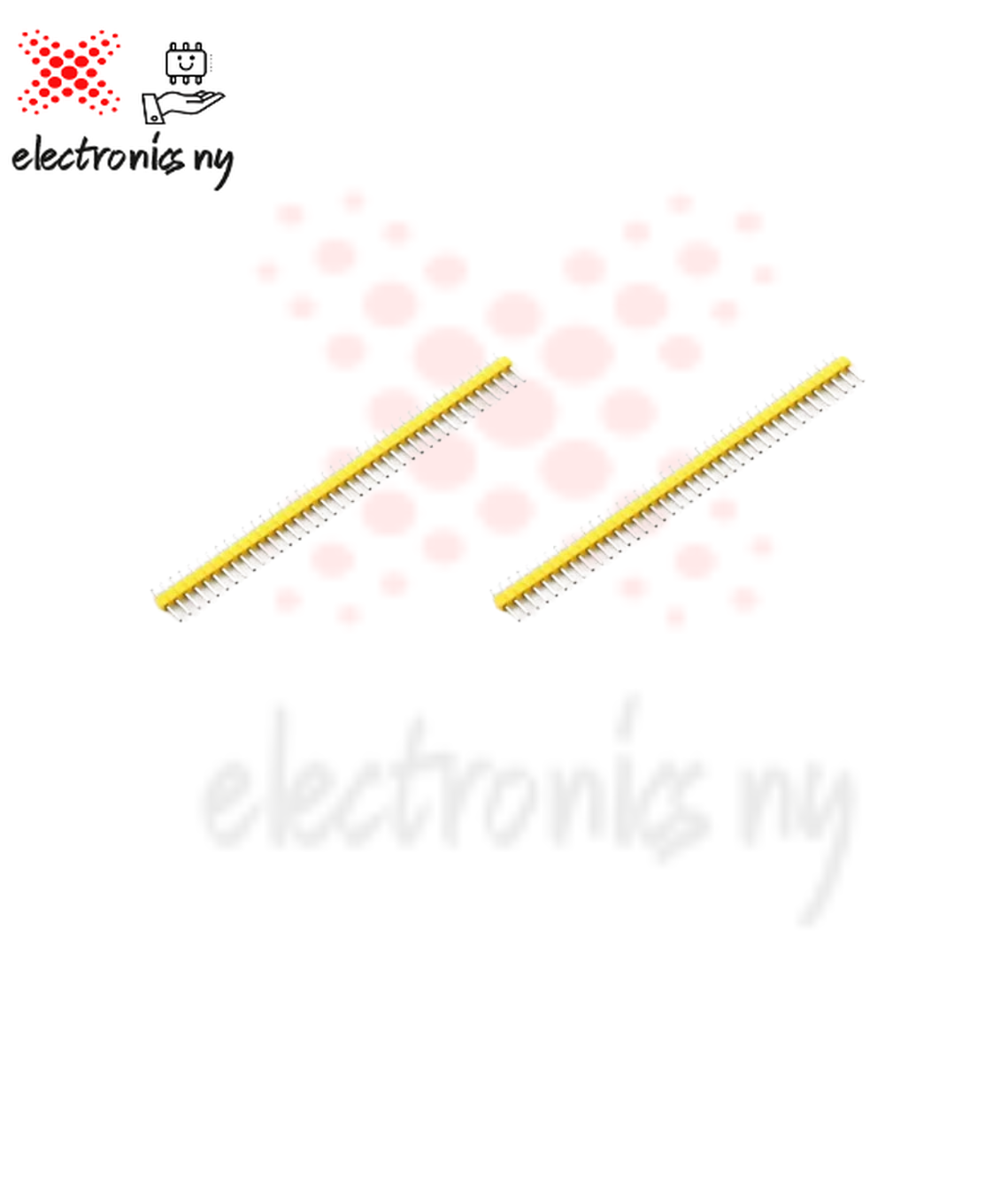 10Pcs Jst Connector Strip 40Pin 1X40 Single Row Male and Female 2.54 Breakable Pin Header Connector Strip for Arduino Black