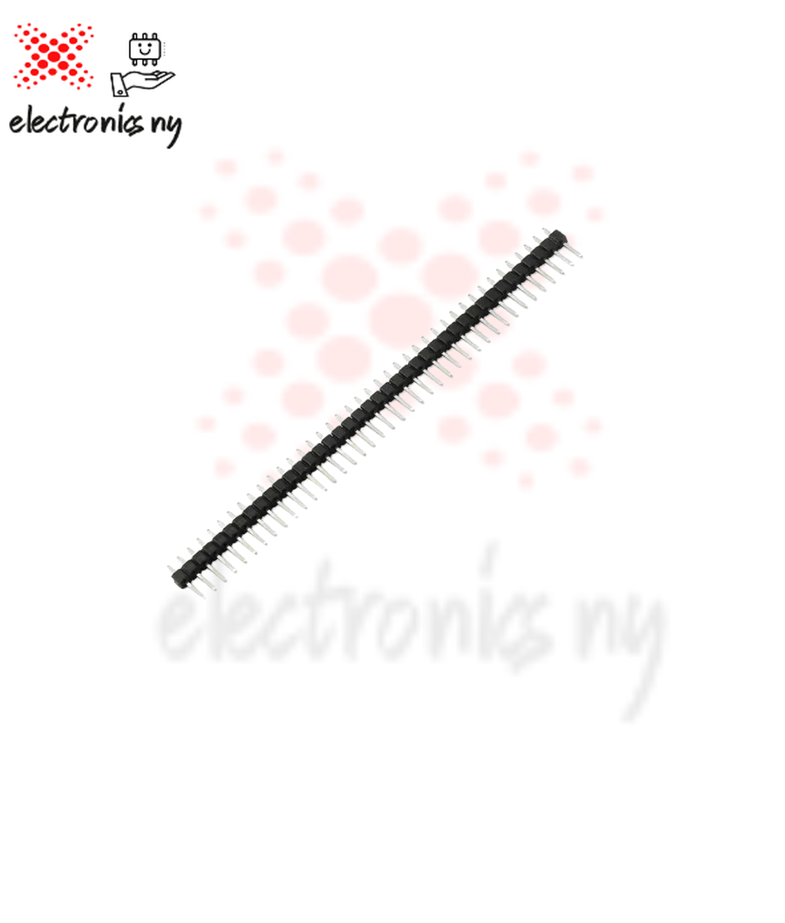 10Pcs Jst Connector Strip 40Pin 1X40 Single Row Male and Female 2.54 Breakable Pin Header Connector Strip for Arduino Black